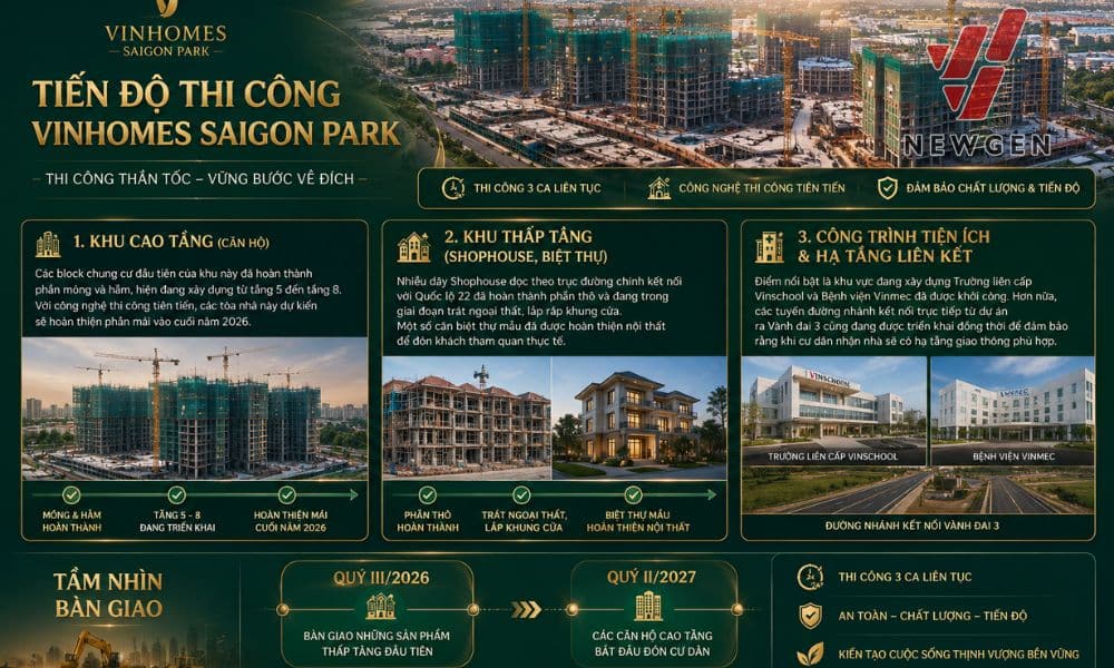 Tiến độ xây dựng