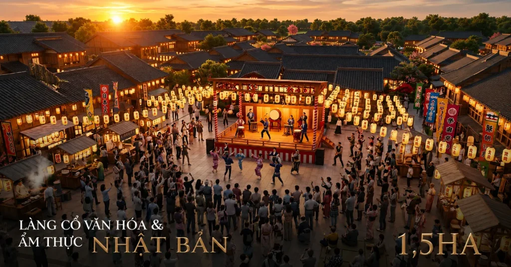 làng văn hóa ẩm thực nhật bản