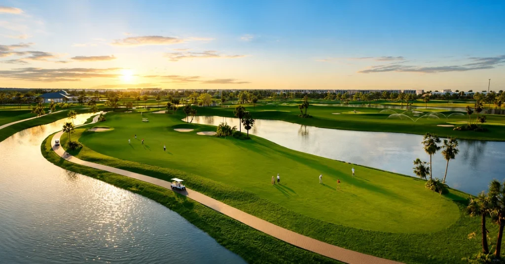 sân golf nội khu