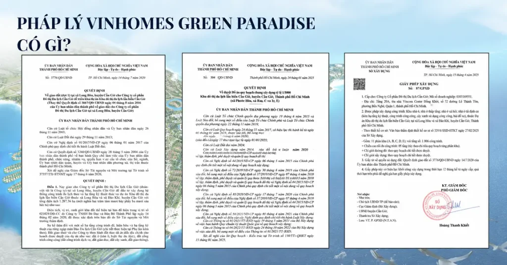 thông tin pháp lý vinhomes green paradise