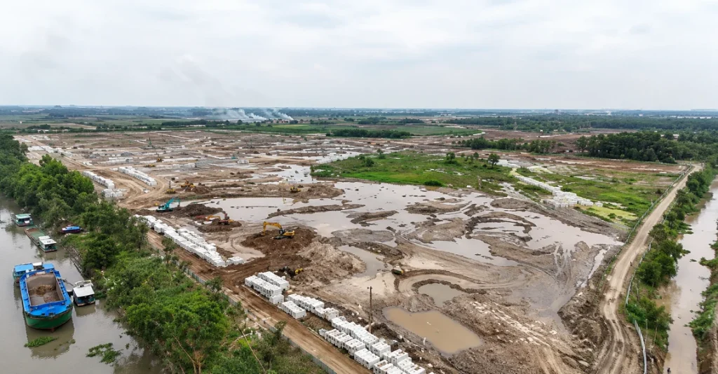 tiến độ khi công vin hocmon