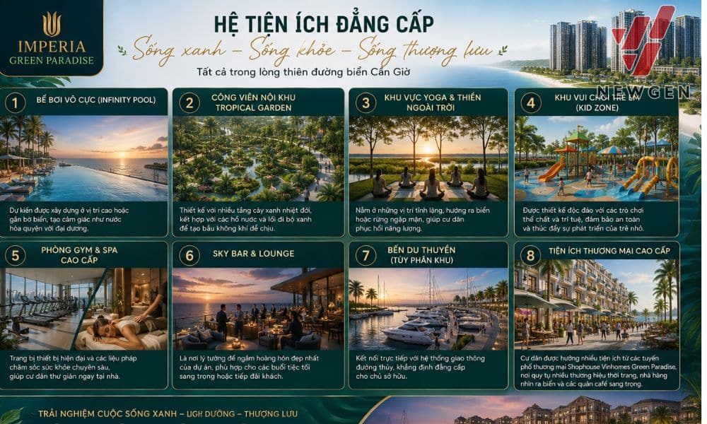 tiện ích căn hộ cần giờ