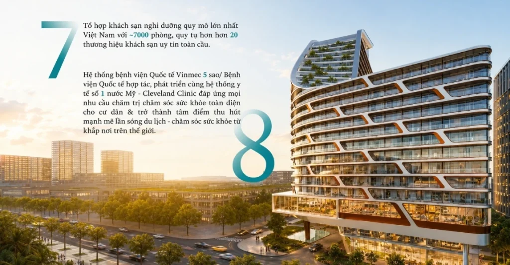 tổ hợp nghỉ dưỡng khách sạn mô lớn