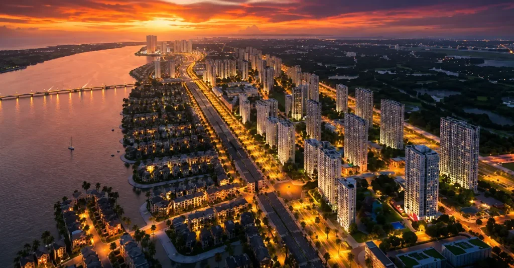 tổng phân khu căn hộ tại cần giờ