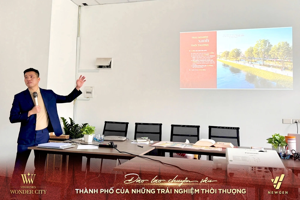 ceo nguyễn danh cường đang đào tạo nhân sự