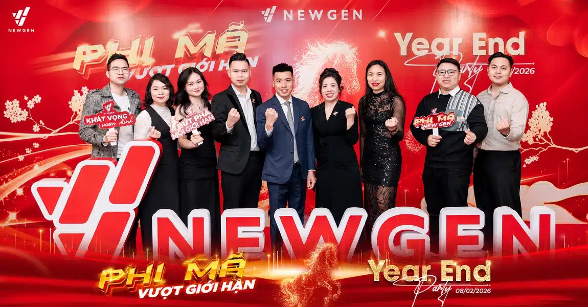 CEO nguyễn danh cường tại tiệc cuối năm newgen