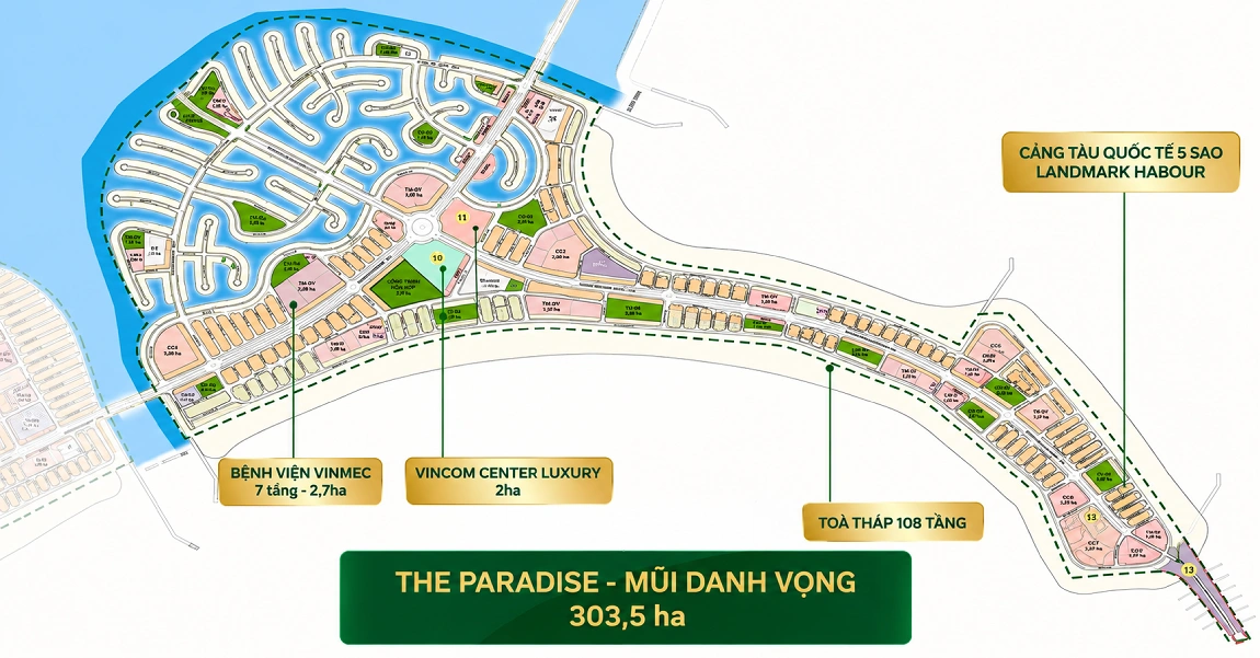 mặt bằng mũi danh vọng