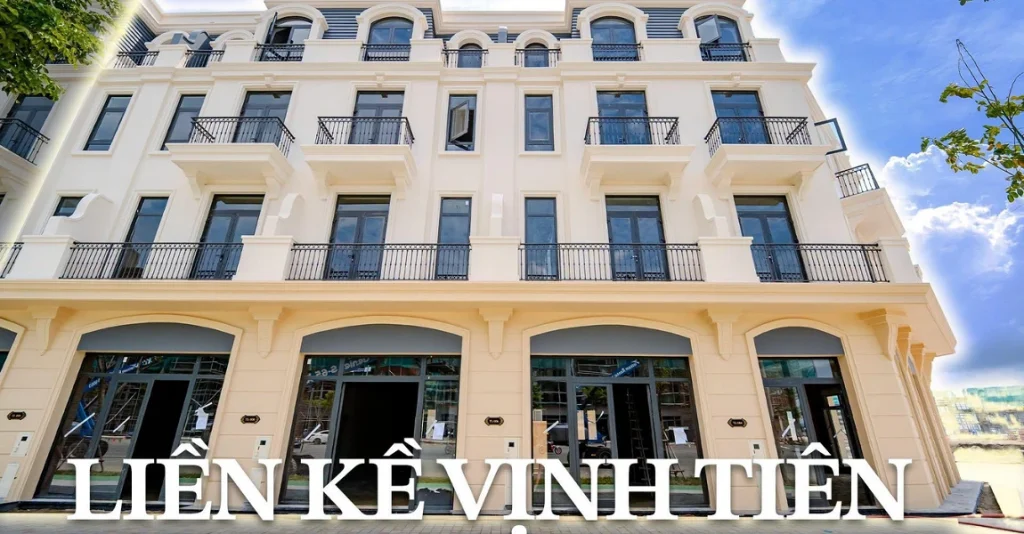 nhà phố liền kề vịnh tiên