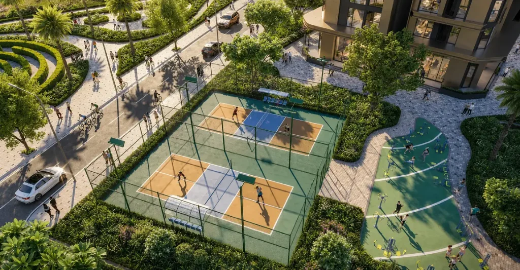 tiện ích sân thể thao sensa park