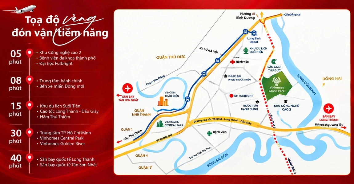 kết nối vinhomes grand park