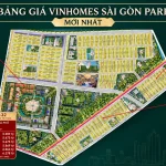 Bảng giá Vinhomes Hóc Môn tháng 9/2026: 9 dãy và đơn giá m²