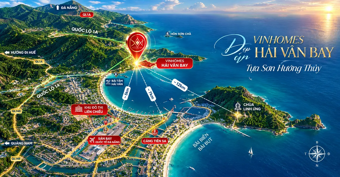hạ tầng kết nối vinhomes hải vân bay