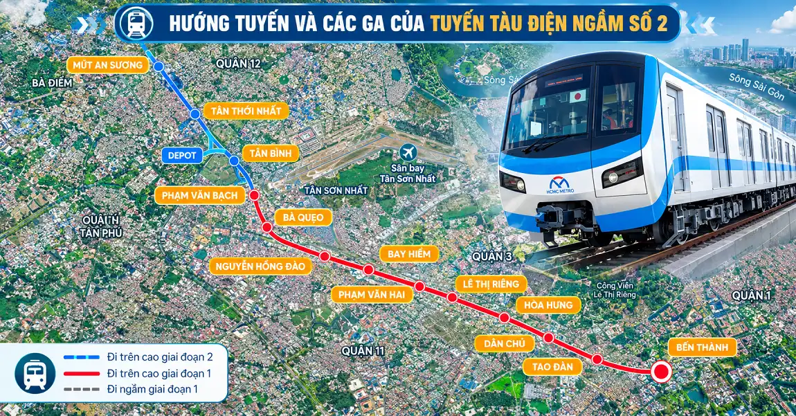hạ tầng metro số 2