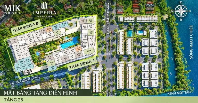 Mặt bằng dự án Imperia Sensa Park: tổng thể, tầng và căn hộ