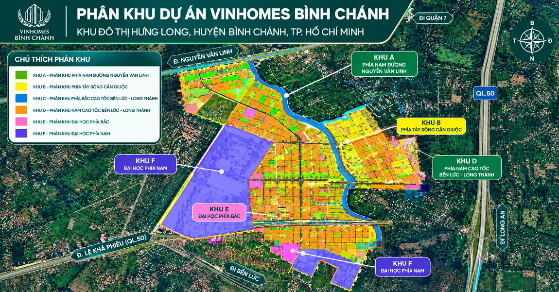 phân khu vinhomes bình chánh