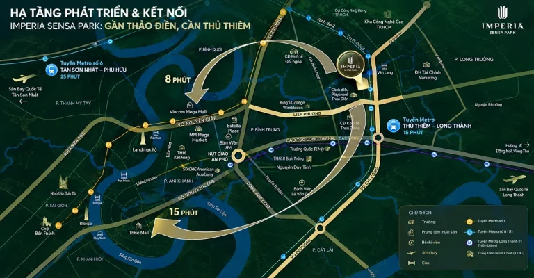 Vị trí Imperia Sensa Park ở đâu? Bản đồ & kết nối 2026