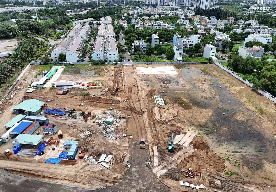 giai đoạn đóng cóc làm móng căn hộ cao tầng sensa park