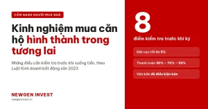 kinh nghiệm mua căn hộ hình thành trong tương lai