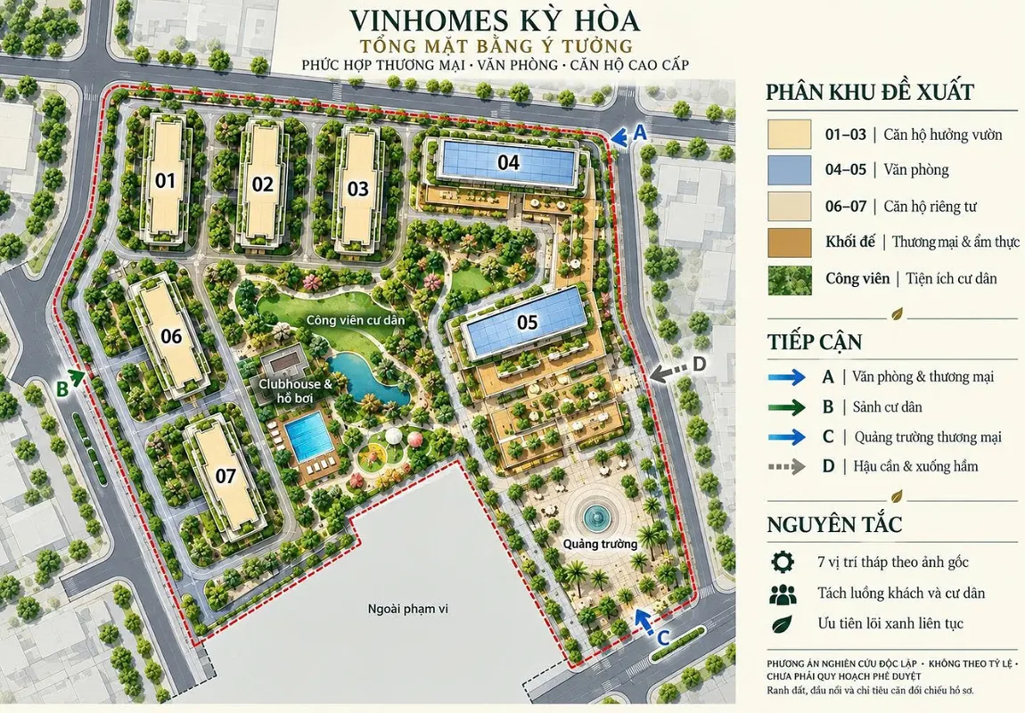 mặt bằng vinhomes kỳ hòa