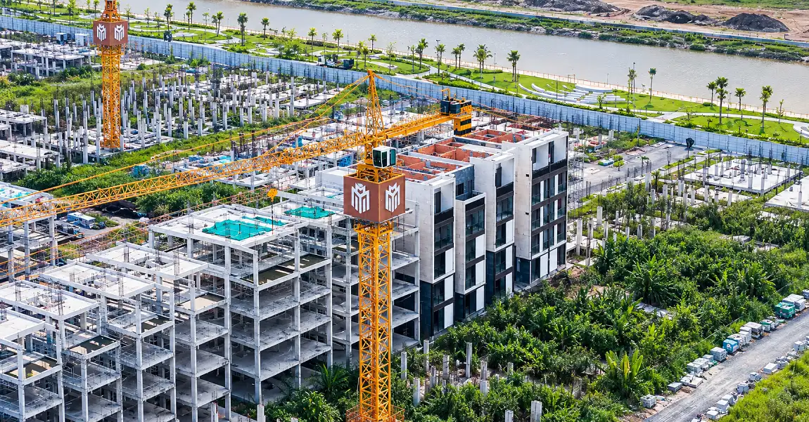 Tiến độ dự án Sola Villa Đảo Ánh Dương